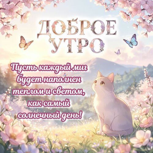 Открытка Доброе утро