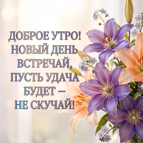 Открытка Доброе утро!