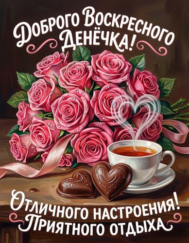 Открытка Доброго воскресного денечка