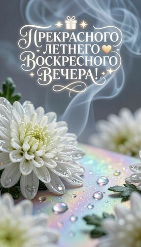 Открытка Вечер воскресенья