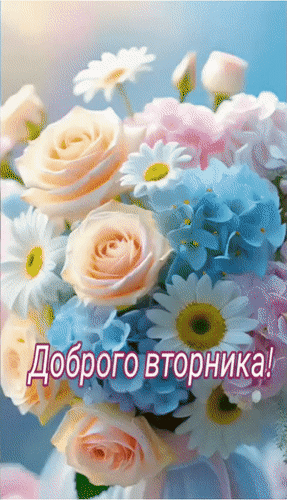 Анимированная открытка Доброго вторника!