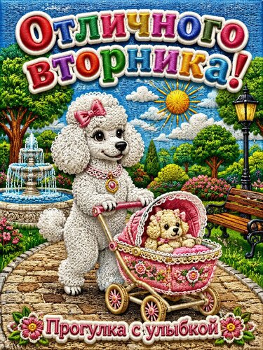 Открытка Отличного вторника