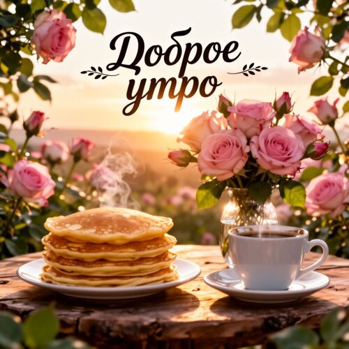 Открытка Доброе утро