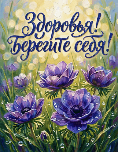 Анимированная открытка Здоровья
