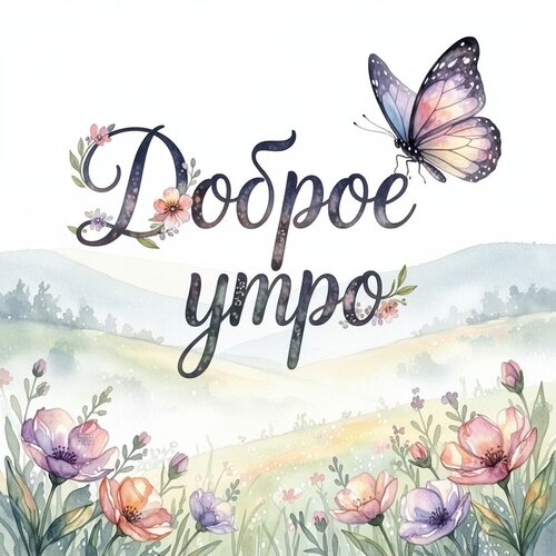 Открытка Доброе утро