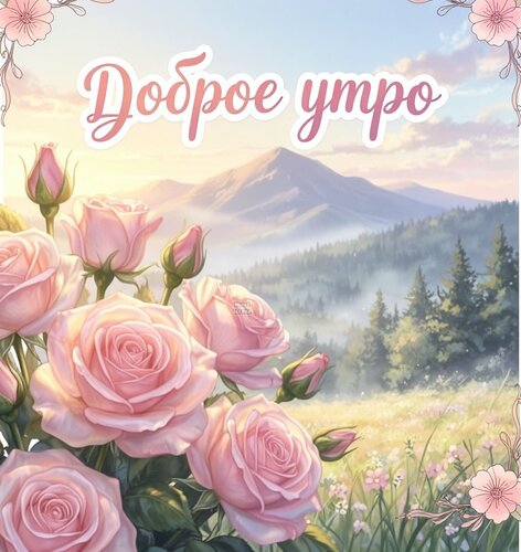 Открытка Доброе утро
