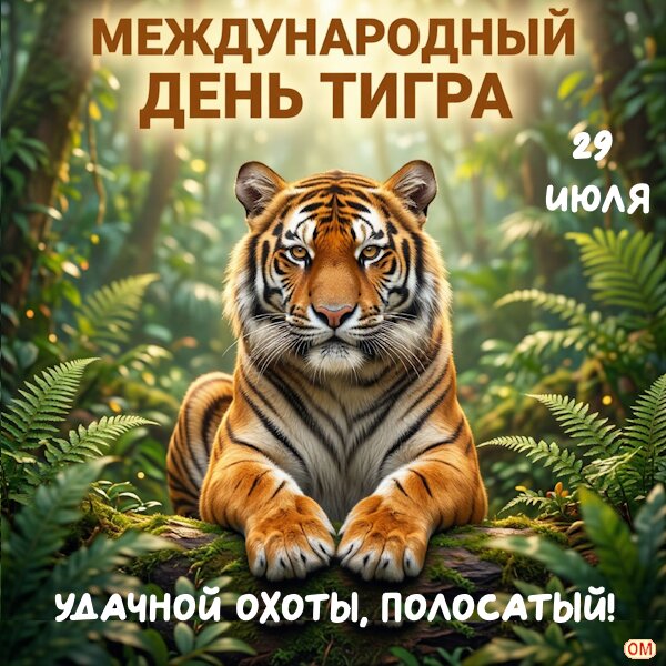 Открытка день тигра 1
