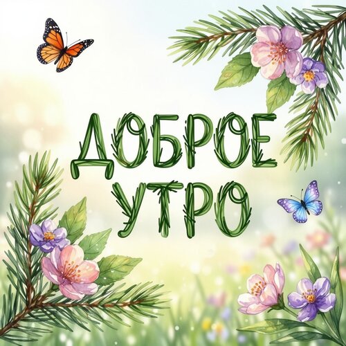 Открытка Доброе утро