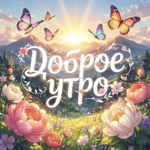 Открытка Доброе утро