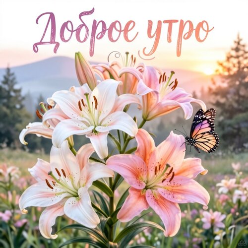 Открытка Доброе утро