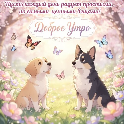 Открытка Доброе утро