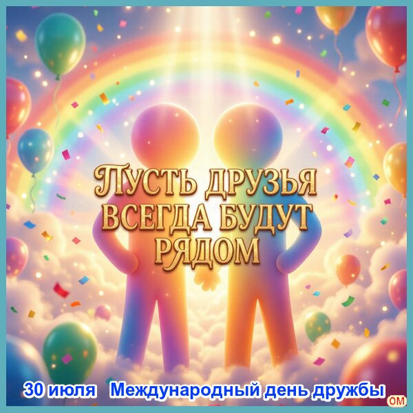 Открытка день дружбы 3