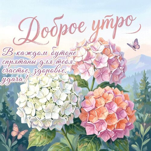 Открытка Доброе утро