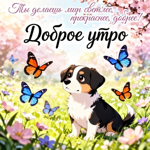 Открытка Доброе утро