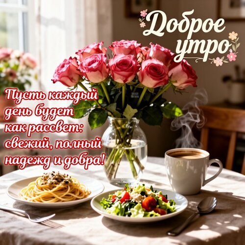 Открытка Доброе утро