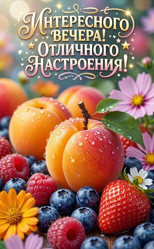 Открытка Интересного вечера