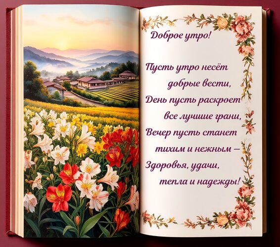 Открытка Доброе утро!
