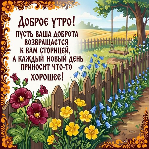 Открытка Доброе утро!