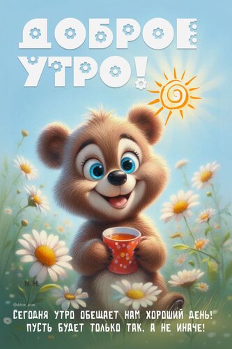 Открытка Доброе утро