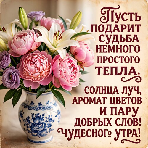 Открытка Чудесного утра!