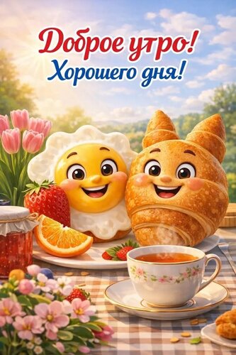 Открытка Доброе утро
