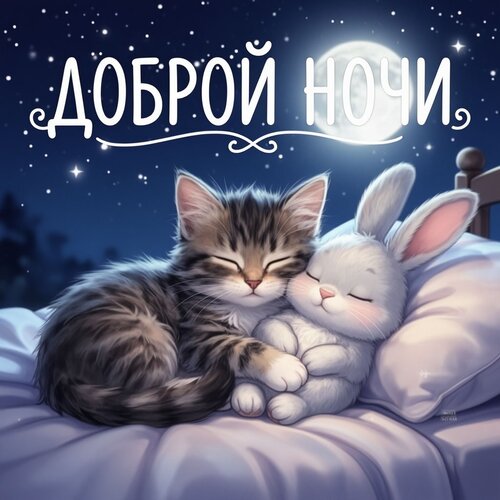 Открытка Доброй ночи