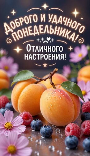 Открытка Доброго и удачного понедельника