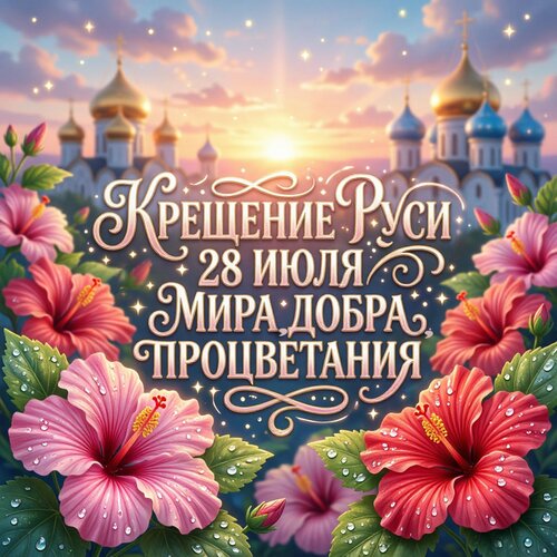 Открытка Крещение РУСИ