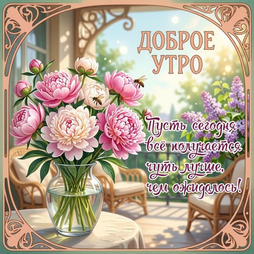 Открытка Доброе утро