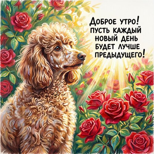 Открытка Доброе утро! Пусть каждый новый день будет лучше предыдущего!