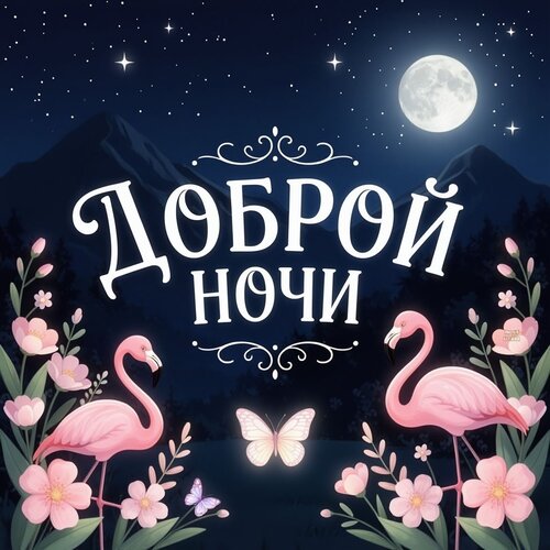 Открытка Доброй ночи