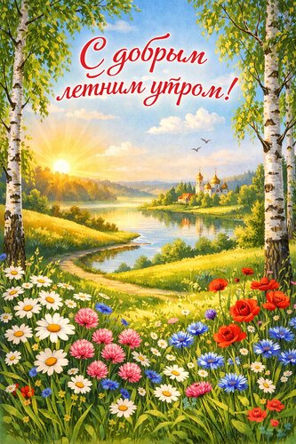 Открытка Доброе уто