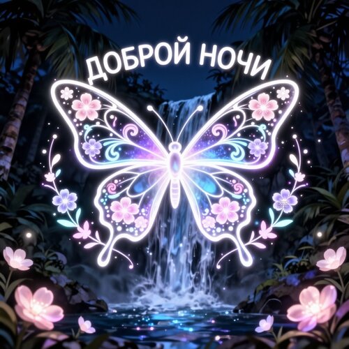 Открытка Доброй ночи