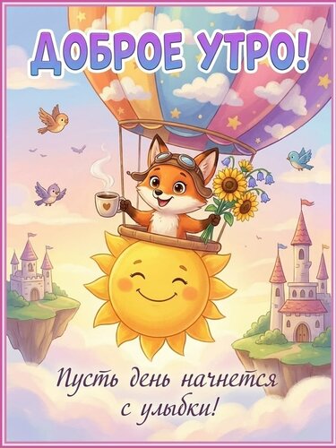 Открытка Доброе утро