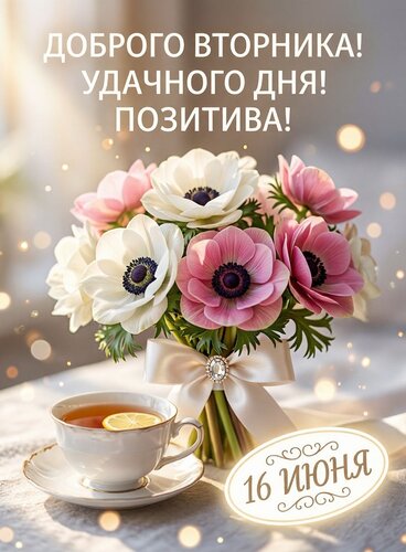 Открытка Вторник