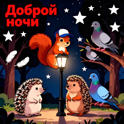 Открытка Доброй ночи