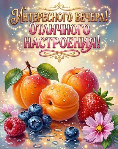 Открытка Интересного вечера