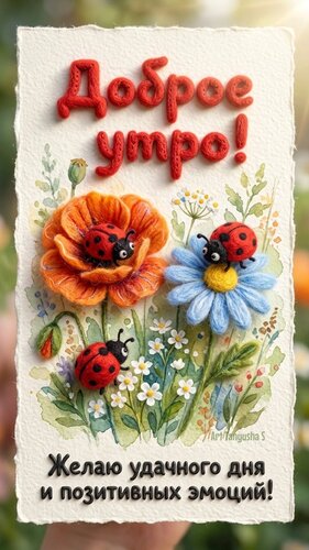 Открытка Доброе утро