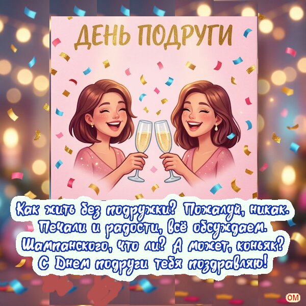 Открытка День подруги 2