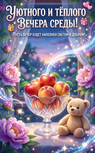 Открытка Уютного и теплого вечера среды