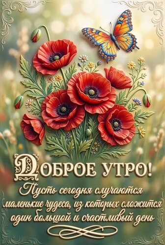 Открытка Доброе утро