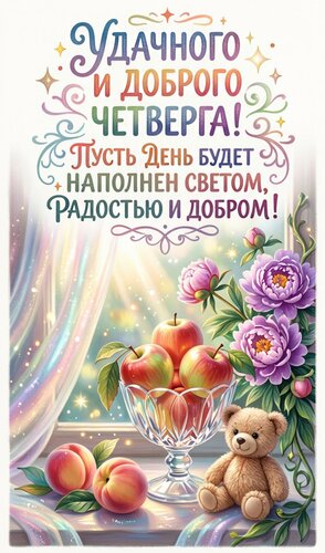 Открытка Удачного и доброго четверга