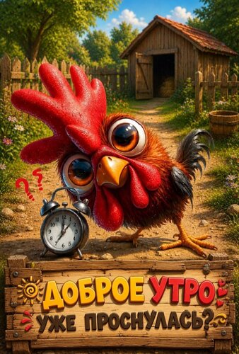 Открытка Доброе утро. Уже проснулась?