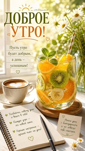 Открытка Доброе утро