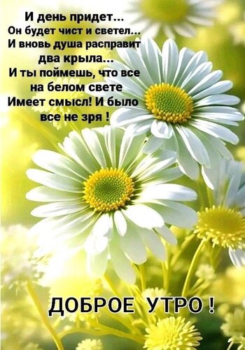 Открытка Доброе утро