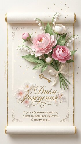 Открытка с днем рождения
