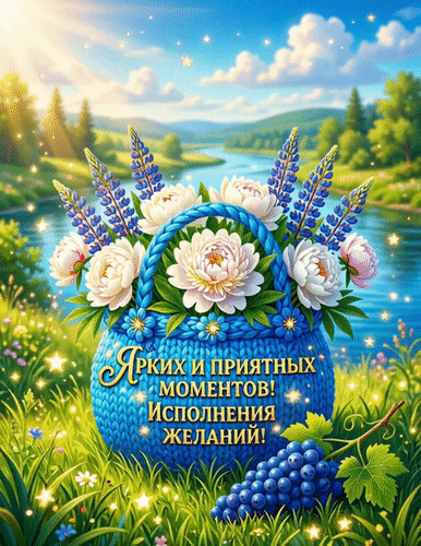 Анимированная открытка Для тебя и от души
