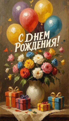 Открытка с днем рождения