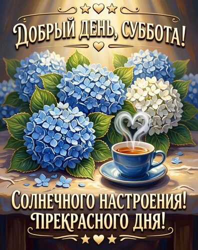 Открытка Добрый день, суббота