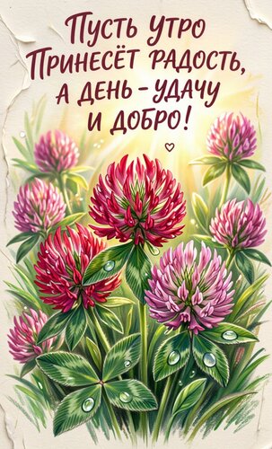 Открытка Доброе утро